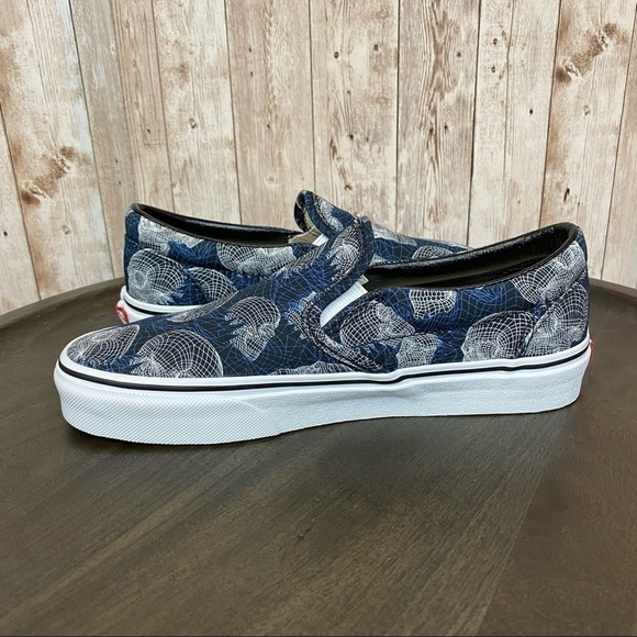 Vans Classic Slip On Wireframe Skulls Sneaker Size 6.5‎ Women - Picture 9 of 11